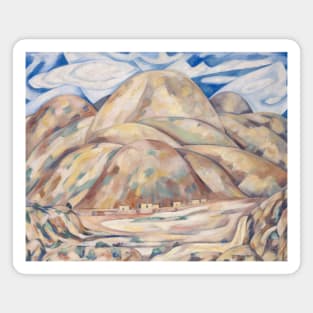 Landscape No. 3, Cash Entry Mines, New Mexico by Marsden Hartley Magnet